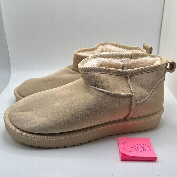 CUSHIONAIRE Women's pull on boot 8 SAND - Picture 3 of 7